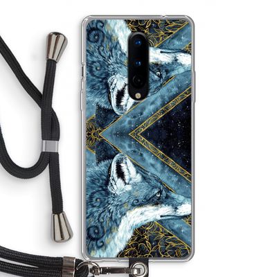 Golden Fox: OnePlus 8 Transparant Hoesje met koord