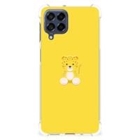 Samsung Galaxy M53 Stevig | Bumper Hoesje | Baby Leopard