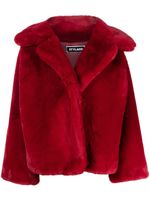 STYLAND veste oversize en fourrure artificielle - Rouge - thumbnail