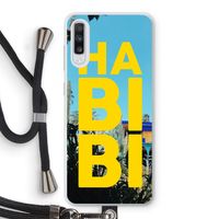 Habibi Majorelle : Samsung Galaxy A70 Transparant Hoesje met koord