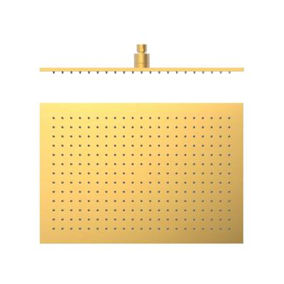 Hoofddouche Tres Selection | 31x45 cm | Rechthoek | 24k Goud mat