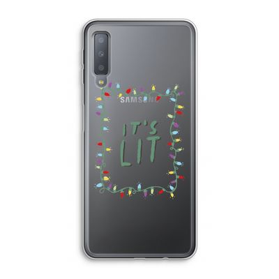 It's Lit: Samsung Galaxy A7 (2018) Transparant Hoesje