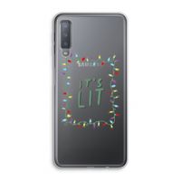 It's Lit: Samsung Galaxy A7 (2018) Transparant Hoesje