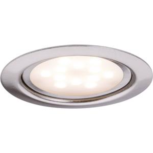Paulmann 93553 Micro Line LED-inbouwlamp Set van 3 stuks LED LED vast ingebouwd 4.5 W IJzer (geborsteld)