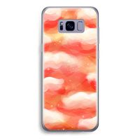 Lichte Wolken: Samsung Galaxy S8 Transparant Hoesje