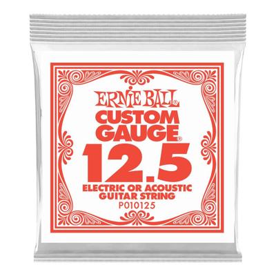 Ernie Ball 010125 Plain Steel .0125 Losse Snaar 6-Pack Ernie Ball 010125 Plain Steel .0125 Losse Snaar 6-Pack