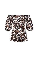 Studio Anneloes Female Shirts En Tops Manon Leopard Top 11596