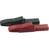 SKS Hirschmann AK 2 S Set Krokodillenklemmenset Steekaansluiting 4 mm CAT I Zwart, Rood - thumbnail