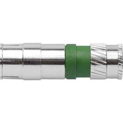 Coax-IEC-stekker compressie