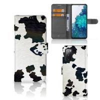 Samsung Galaxy S20 FE | Telefoonhoesje | Met pasjeshouder | Koeienvlekken