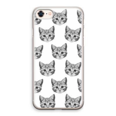 Kitten: iPhone 8 Transparant Hoesje