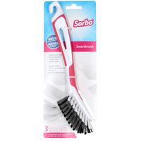 Sorbo afwasborstel - smartbrush - roze - vezelharen