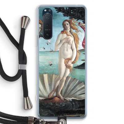 Birth Of Venus: Sony Xperia 5 II Transparant Hoesje met koord