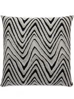 Missoni Home coussin Savana à motif zig-zag - Gris - thumbnail