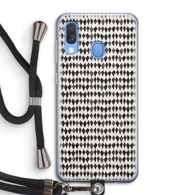Crazy shapes: Samsung Galaxy A40 Transparant Hoesje met koord