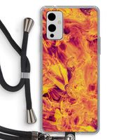 Eternal Fire: OnePlus 9 Transparant Hoesje met koord
