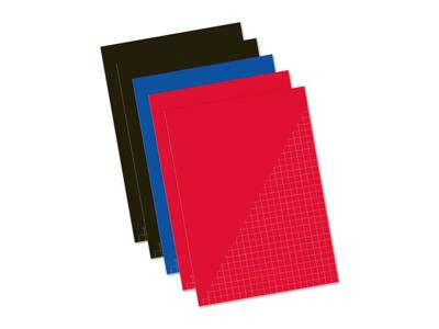 Schrift A4 80blz geruit 10mm pak a 5st