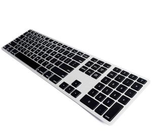 Matias Draadloos Toetsenbord US QWERTY met Backlight voor MacBook zwart/zilver - FK418BTLSB