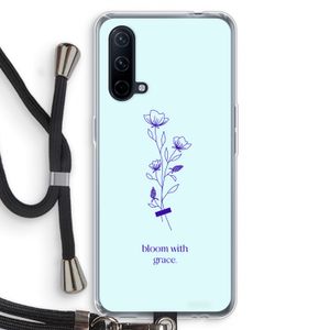 Bloom with grace: OnePlus Nord CE 5G Transparant Hoesje met koord
