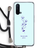 Bloom with grace: OnePlus Nord CE 5G Transparant Hoesje met koord