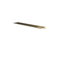 Hotbath &MORE Planchet - 60cm - inclusief bevestigings rails - 1 uitsparing - voor zeepdispenser of beker - Geborsteld messing PVD SH060HBBP