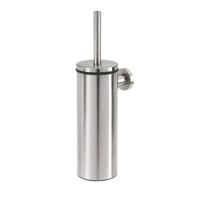 Tiger Boston Toiletborstehouder - gesloten - wandmontage - geborsteld RVS CO309930946