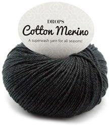 Drops Cotton Merino Uni Colour 2 Zwart