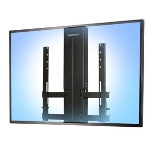 Ergotron Glide Wall Mount, HD flat panel bureau steun 152,4 cm (60") Muur Zwart