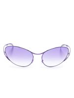 Gucci Pre-Owned lunettes de soleil à monture papillon (années 2000) - Violet