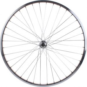achterwiel 28 x 1 5/8 x 1 1/4 velgrem aluminium 36G zwart