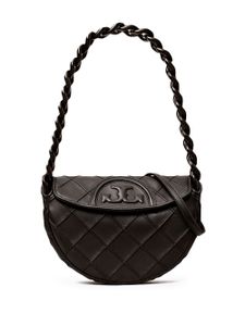 Tory Burch sac porté épaule Fleming Soft en cuir - Noir