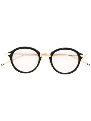 Thom Browne Eyewear lunettes de vue à monture ronde - Noir