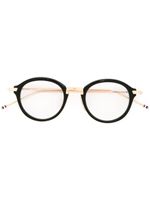 Thom Browne Eyewear lunettes de vue à monture ronde - Noir