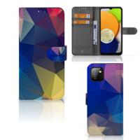 Samsung Galaxy A03 | Book Case | Polygon Dark
