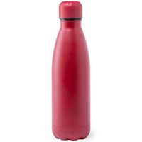 RVS waterfles/drinkfles rood met schroefdop 790 ml