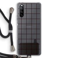 Rooster: Sony Sony Xperia 10 III Transparant Hoesje met koord