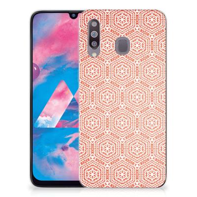Samsung Galaxy M30 | TPU bumper | Pattern Orange