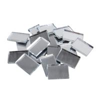 Rayher spiegel mozaiek tegeltjes/stenen - 1 x 1,5 cm - 3600x stuks - Mozaieken maken - Creatief