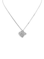 Louis Vuitton Pre-Owned collier en or blan 18ct à pendentif pavé de diamants (années 2010) - Argent - thumbnail