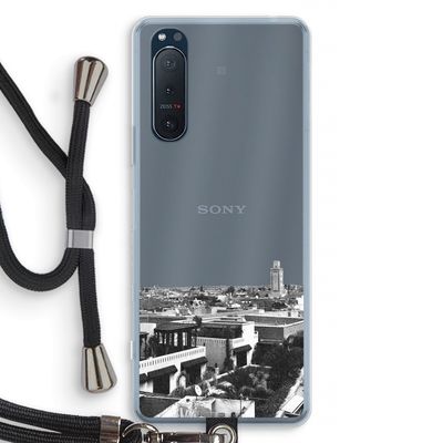 Marrakech Skyline : Sony Xperia 5 II Transparant Hoesje met koord