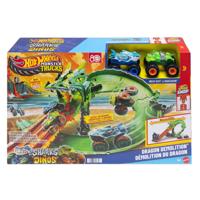 Hot Wheels monster trucks haaien tegen dinos lanceerset