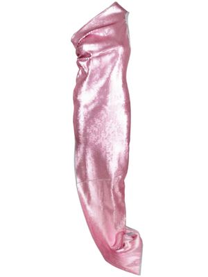 Rick Owens robe ornée de sequins Joana à coupe longue - Rose