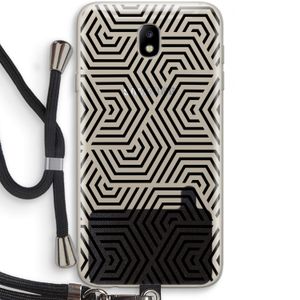 Magic pattern: Samsung Galaxy J7 (2017) Transparant Hoesje met koord