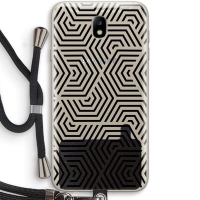 Magic pattern: Samsung Galaxy J7 (2017) Transparant Hoesje met koord