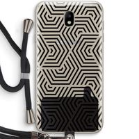 Magic pattern: Samsung Galaxy J7 (2017) Transparant Hoesje met koord