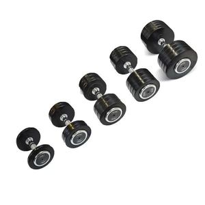 Rubberen Dumbbells - Bodytrading Pro Style - 2 x 52,5 kg