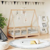 Kinderbedframe 70x140 cm massief grenenhout - thumbnail