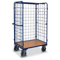 VARIOfit SW-700.306 Etagewagen Staal Poedercoating Laadvermogen (max.): 500 kg Gentiaan-blauw (RAL 5010) - thumbnail
