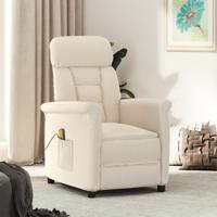 Massagestoel microvezelstof beige Massagestoel microvezelstof beige