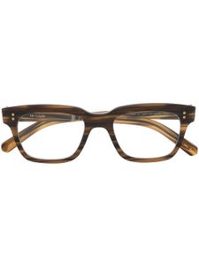 Garrett Leight lunettes de vue à monture carrée - Marron